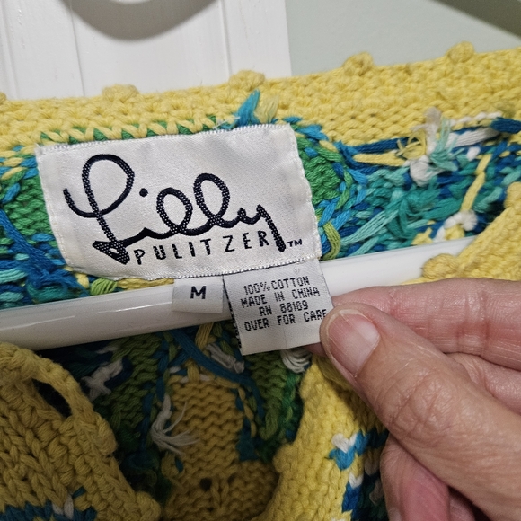 Womens Vintage  LILLY PULITZER Sweater Size M - Picture 6 of 6